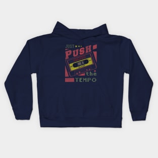 push the tempo Kids Hoodie